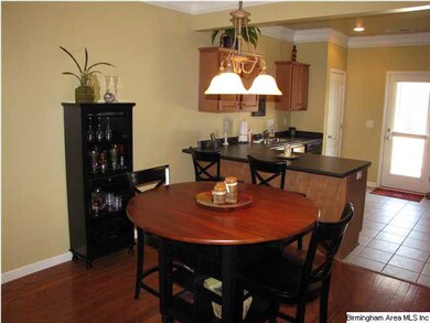 Dining room just off kitchen.