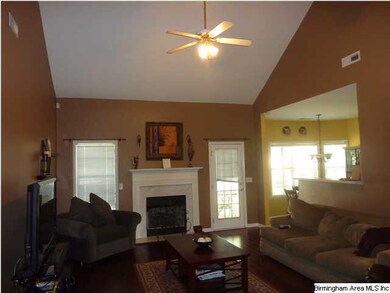 Laminate wood flooring in the great room