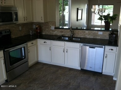 kitchen with granite