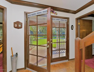 Spacious foyer