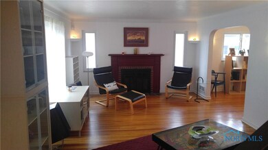 Oversized rooms!  Nice fireplace.