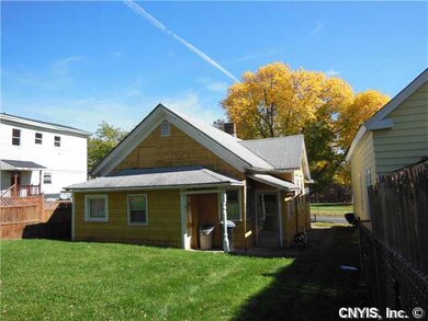 Exterior Back. Photo from the deep back yard.... p