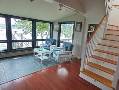Street level Living area with an...
