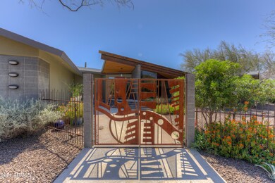 Artist Designed Metal Entry Gate