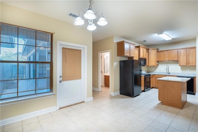 Kitchen from the dining area