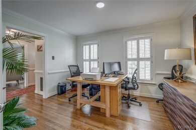The Dining Room, currently being used as an office