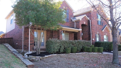 Note office entry off front porch