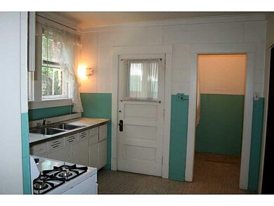 Exterior Front. Kitchen with door to back porch.