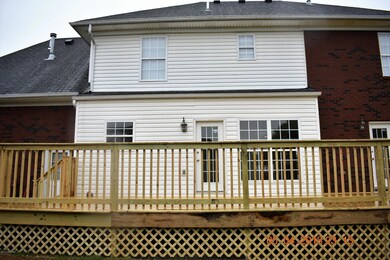 The Deck Spans the Back of the Hou