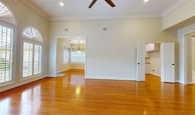 View into breakfast area/kitchen from family room