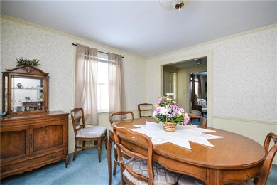 Dining room with hardwood floors...