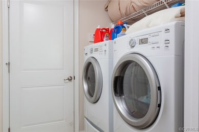 A separate laundry/utility room