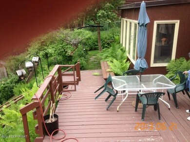 Deck and yard