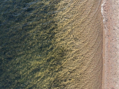 Sandy shoreline