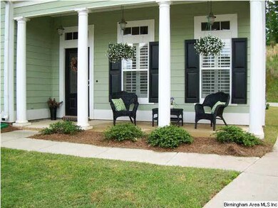 Inviting front porch