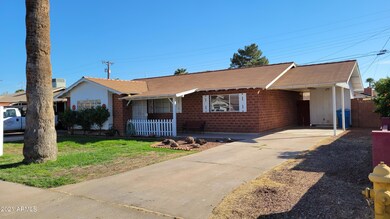Front view of house