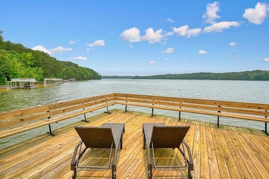 Dual level party dock overlooking Lake Allatoona