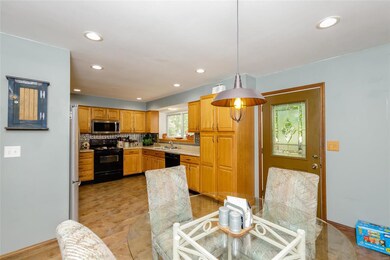 This is the breakfast room looking into the kitche