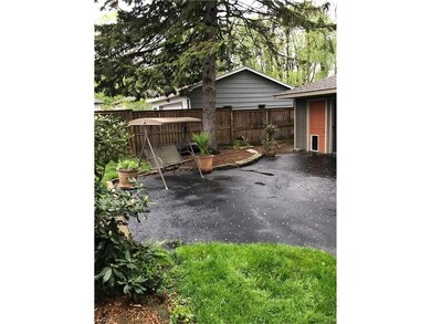 parking and turn around area in front of garage