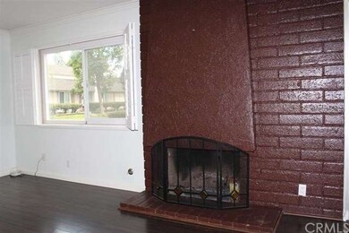 Gas log fire place in the family room.