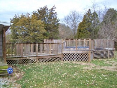 Above ground pool in backyard