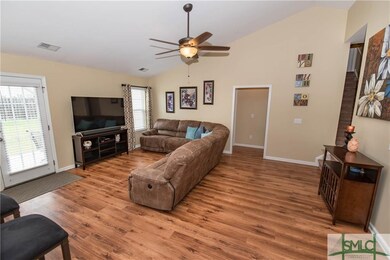 Upgraded flooring throughout the first floor for l