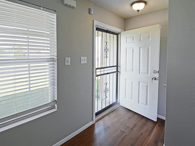Foyer entrance with baseboards, plenty of natural 