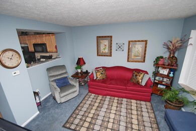 View of Living Room from Stairs