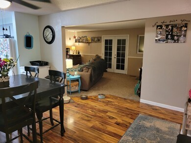 dinning room and living room