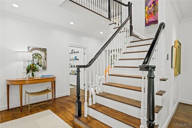 Additional view of stairway.