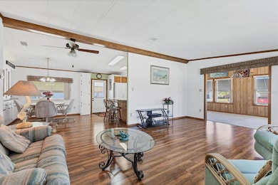 Living Room opens to Florida Room