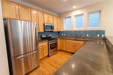 Open kitchen and dining room