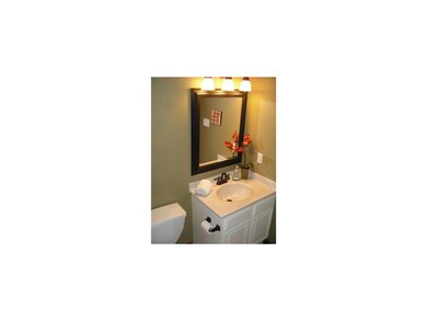 Bathroom. Half bath includes laundry hook-ups