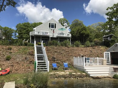 view from the pond