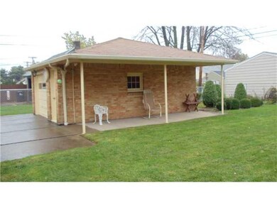 Patio/Deck. Covered Patio off the side of the gara