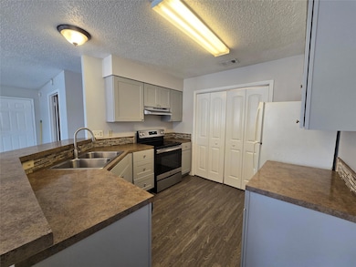 Kitchen featuring stainless steel electric stove,