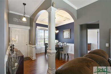 Open Floor Plan featuring gorgeous wood floors and