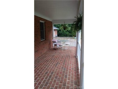 The porch is so large it takes two pictures