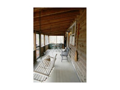 Screened in Porch Across Front of Cabin