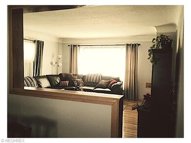 Stunning view from the kitchen to the living room 