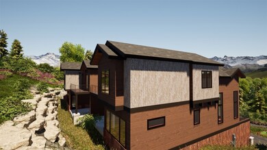 Rendering of the home exterior is for illustration
