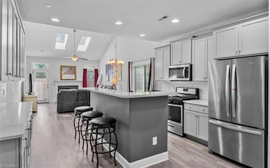 Open concept kitchen