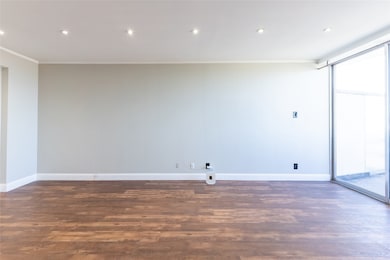 Bright, open living room space