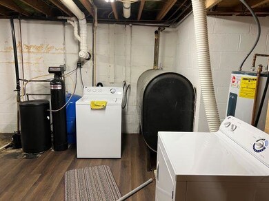 Basement laundry room