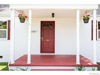 Covered front porch