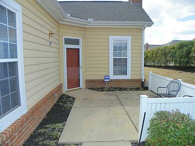 Enjoy the patio at the front door entrance... ther