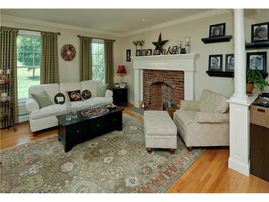 Living Room. The spacious living...