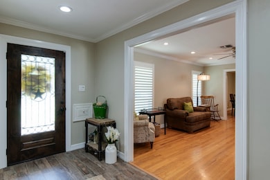 Welcome into a charming entry.