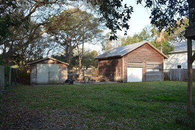tear-down shed and garage