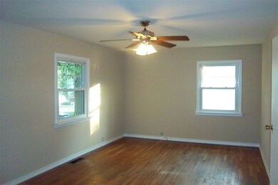 Master Bedroom with original hardwood floors